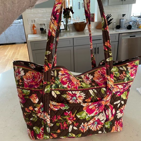 Floral Vera Bradley Weekender Zipper Tote - Picture 1 of 4
